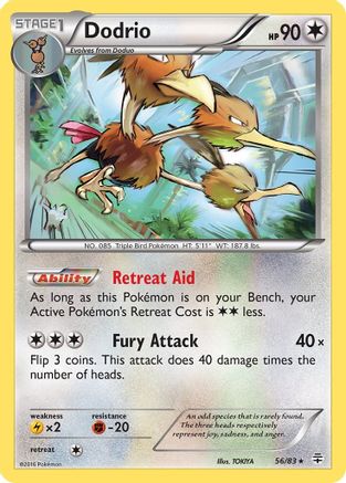 Dodrio (56) [Generations] Reverse Holofoil