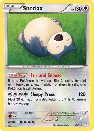 Snorlax (58) [Generations]