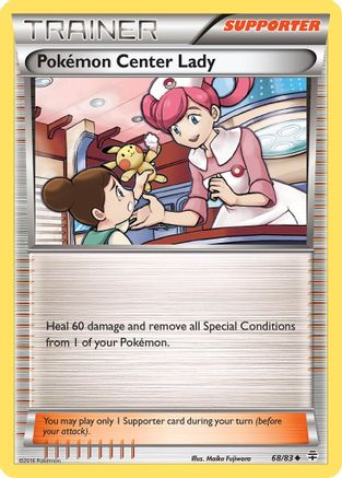 Pokemon Center Lady (68) [Generations] Reverse Holofoil