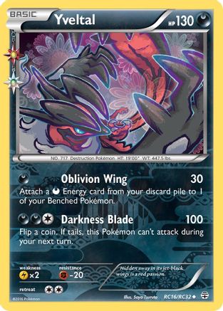 Yveltal (RC16) [Generations: Radiant Collection] Holofoil