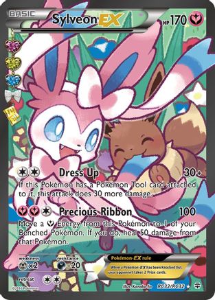Sylveon EX (Full Art) (RC32) [Generations: Radiant Collection] Holofoil