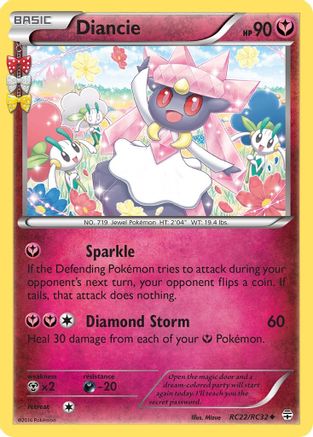 Diancie (RC22) [Generations: Radiant Collection] Holofoil