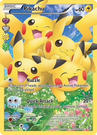 Pikachu (Full Art) (RC29) [Generations: Radiant Collection] Holofoil