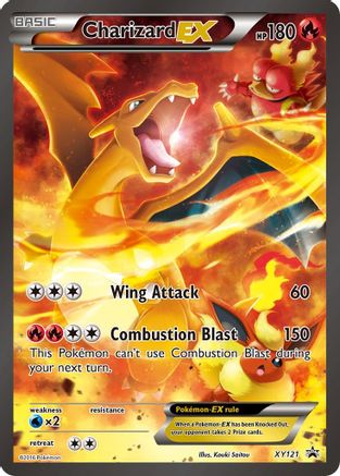 Charizard EX - XY121 (XY121) [XY Promos] Holofoil