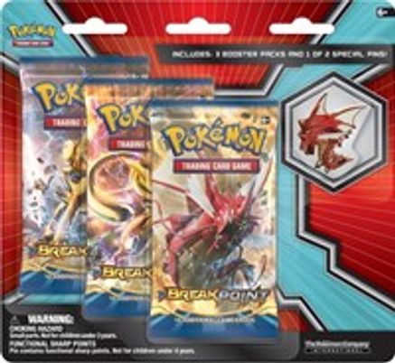 Pokemon BREAKpoint Collector Pin 3 Pack Blister [Shiny Mega Gyarados]