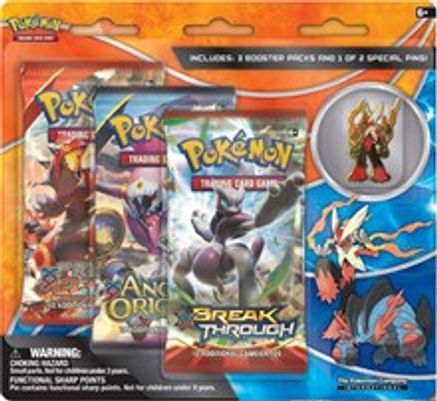 Pokemon BREAKthrough Collector Pin 3 Pack Blister [Mega Blaziken]