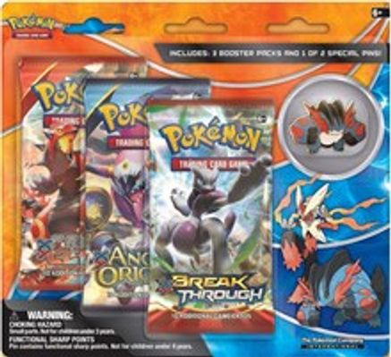 Pokemon BREAKthrough Collector Pin 3 Pack Blister [Mega Swampert]