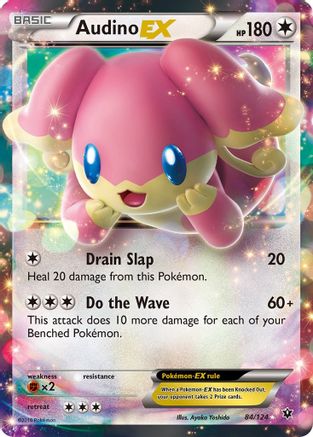 Audino EX (84) [XY - Fates Collide] Holofoil