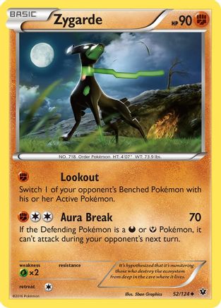 Zygarde (52) (52) [XY - Fates Collide] Reverse Holofoil