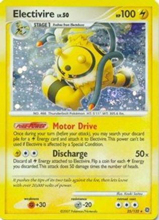 Electivire - 25/132 (DP Secret Wonders) (25) [Deck Exclusives] Holofoil