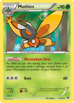 Mothim (4) [XY - Fates Collide]