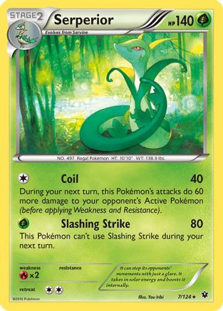 Serperior (7) [XY - Fates Collide] Reverse Holofoil