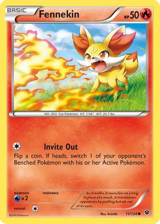 Fennekin (11) (11) [XY - Fates Collide] Reverse Holofoil