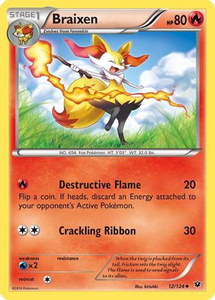 Braixen (12) [XY - Fates Collide]