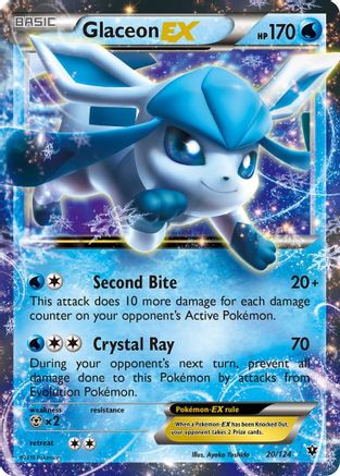 Glaceon EX (20) [XY - Fates Collide] Holofoil