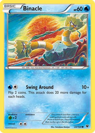 Binacle (22) [XY - Fates Collide] Reverse Holofoil