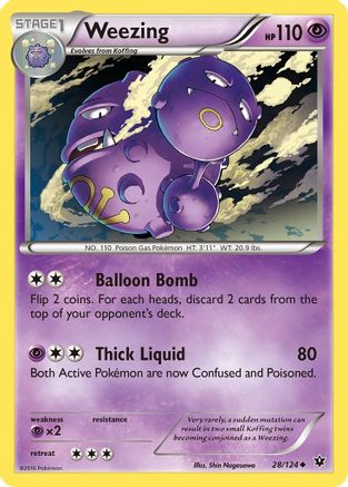 Weezing (28) [XY - Fates Collide] Reverse Holofoil