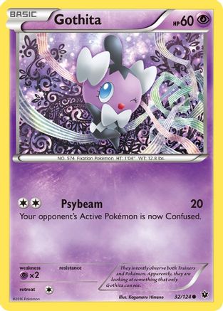 Gothita (32) [XY - Fates Collide] Reverse Holofoil