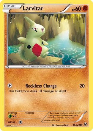 Larvitar (40) (40) [XY - Fates Collide]