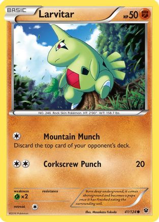 Larvitar (41) (41) [XY - Fates Collide]