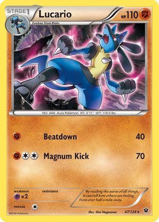 Lucario (47) (47) [XY - Fates Collide]
