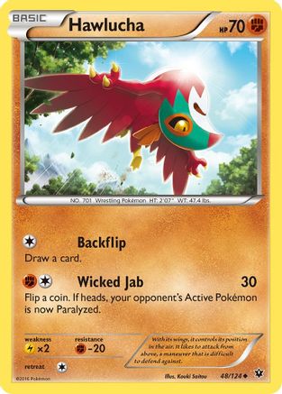Hawlucha (48) [XY - Fates Collide] Reverse Holofoil