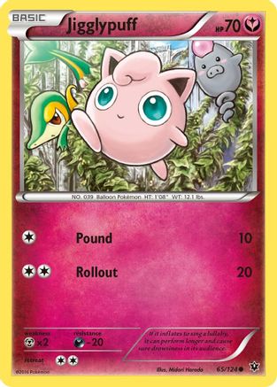 Jigglypuff (65) [XY - Fates Collide] Reverse Holofoil