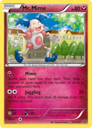 Mr. Mime (67) [XY - Fates Collide] Reverse Holofoil