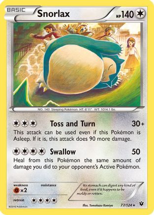 Snorlax (77) [XY - Fates Collide] Reverse Holofoil