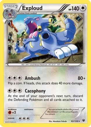 Exploud (82) [XY - Fates Collide] Reverse Holofoil