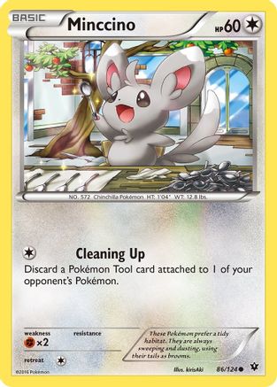 Minccino (86) (86) [XY - Fates Collide] Reverse Holofoil