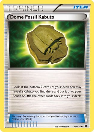 Dome Fossil Kabuto (96) [XY - Fates Collide]