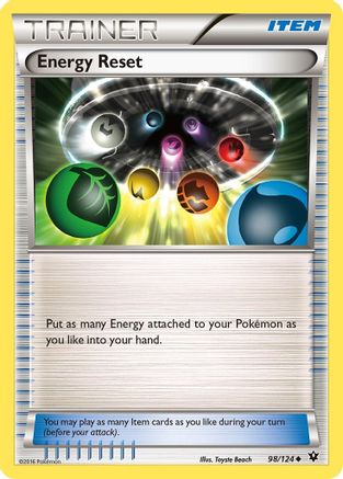 Energy Reset (98) [XY - Fates Collide] Reverse Holofoil