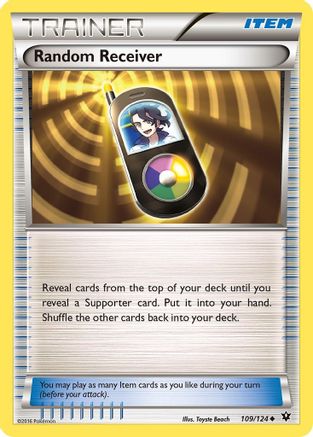 Random Receiver (109) [XY - Fates Collide] Reverse Holofoil