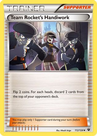Team Rocket's Handiwork (112) [XY - Fates Collide] Reverse Holofoil