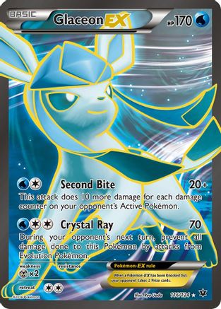 Glaceon EX (Full Art) (116) [XY - Fates Collide] Holofoil