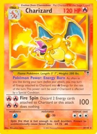 Charizard - 3/110 (WotC Legendary Collection) (3) [Deck Exclusives]