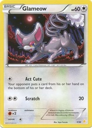 Glameow (27) (27) [XY Trainer Kit: Pikachu Libre & Suicune]