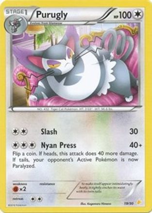 Purugly (19) (19) [XY Trainer Kit: Pikachu Libre & Suicune]