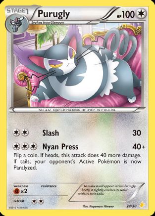 Purugly (24) (24) [XY Trainer Kit: Pikachu Libre & Suicune]