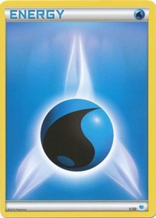 Water Energy (5) (5) [XY Trainer Kit: Pikachu Libre & Suicune]