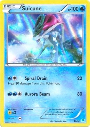 Suicune (30 - Holo) (30) [XY Trainer Kit: Pikachu Libre & Suicune] Holofoil