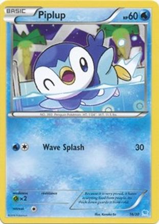 Piplup (16) [XY Trainer Kit: Pikachu Libre & Suicune]