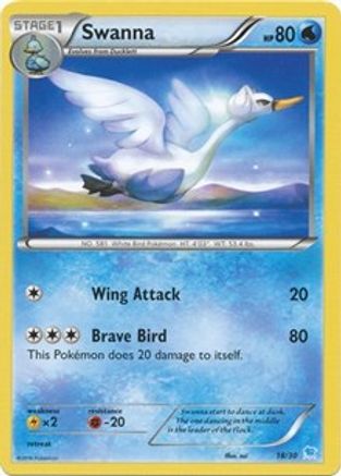 Swanna (27) (27) [XY Trainer Kit: Pikachu Libre & Suicune]