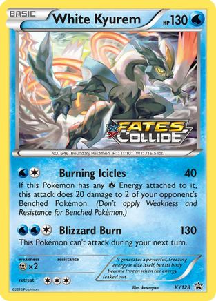 White Kyurem (Prerelease) (XY128) [XY Promos] Holofoil