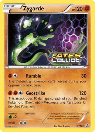 Zygarde (Prerelease) (XY129) [XY Promos] Holofoil