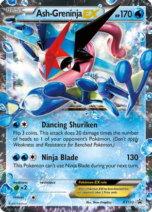Ash-Greninja EX - XY133 (XY133) [XY Promos] Holofoil