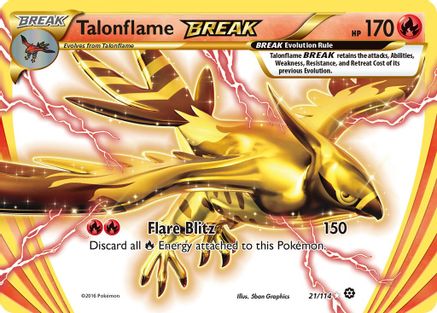 Talonflame BREAK (21) [XY - Steam Siege] Holofoil