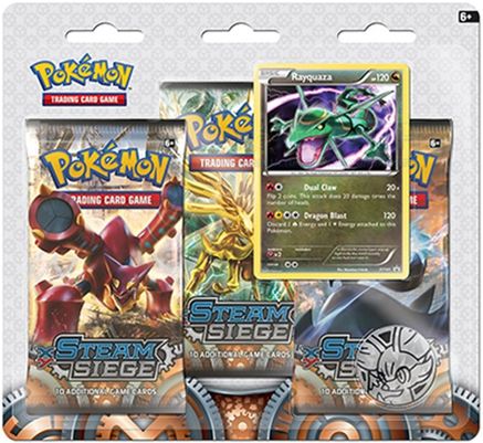 Pokemon Steam Siege 3 Pack Blister [Rayquaza]