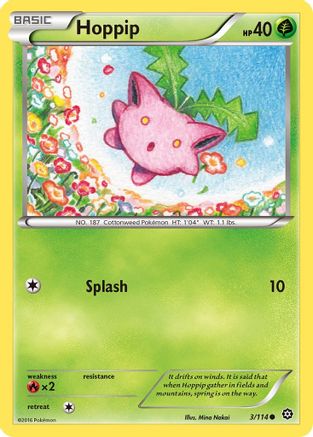 Hoppip (3) [XY - Steam Siege] Reverse Holofoil